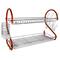 Better Chef Red 2-Tier 22" Chrome Plated Dish Rack